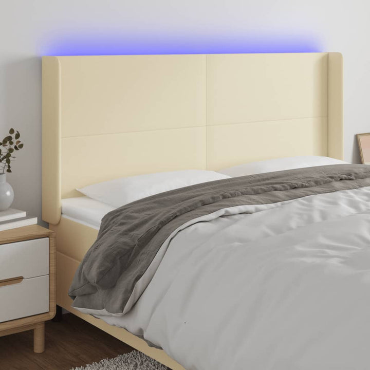 Sänggavel Led Konstläder