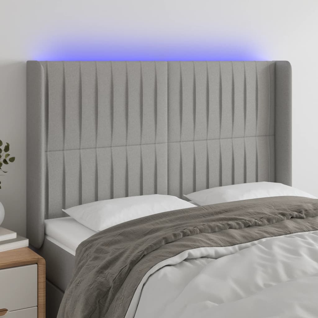 Sänggavel Led Tyg