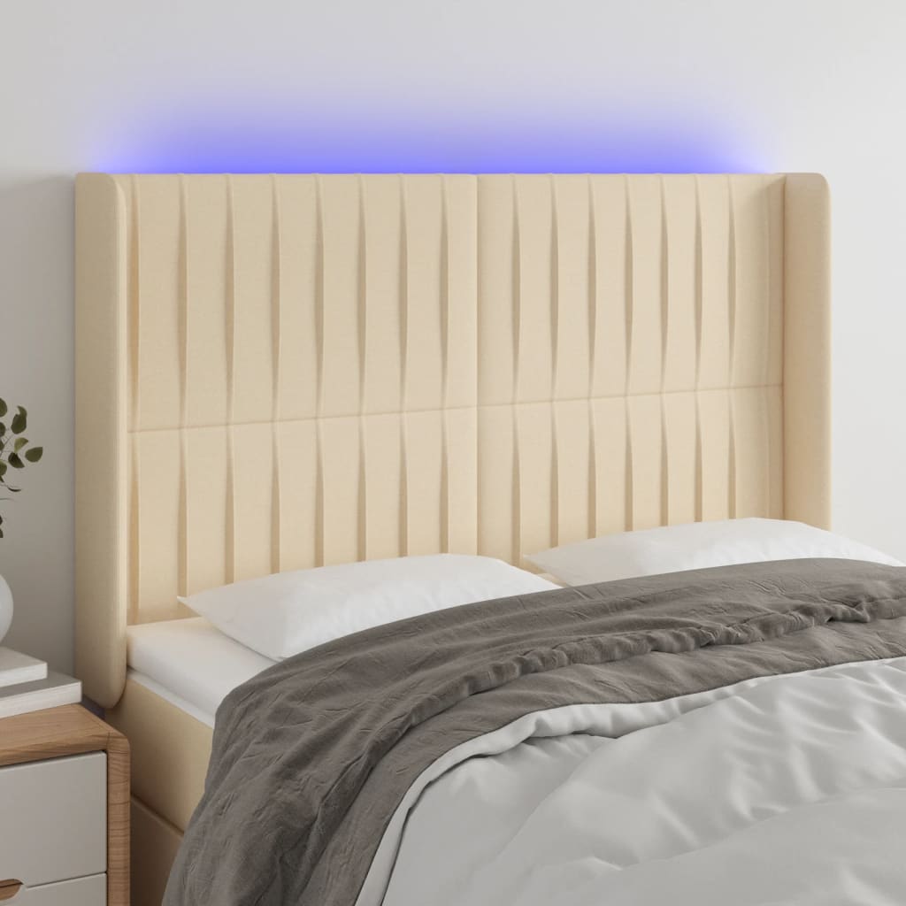 Sänggavel Led Tyg