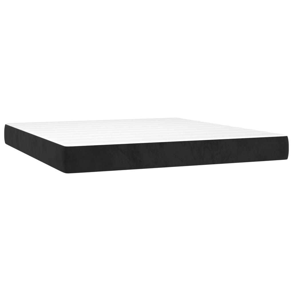 Ramsäng Med Madrass &amp; Led Sammet