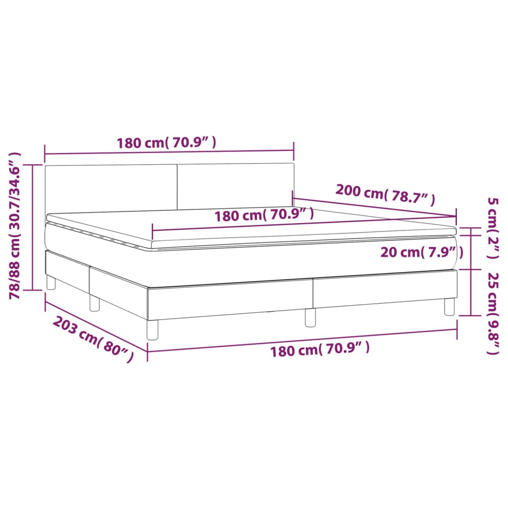 Ramsäng Med Madrass &amp; Led Tyg