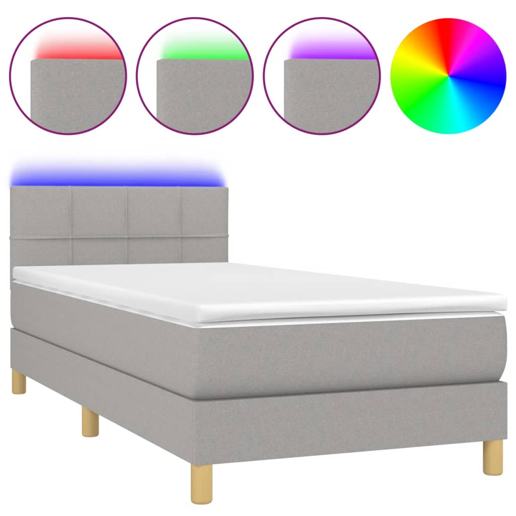 Ramsäng Med Madrass & Led Tyg