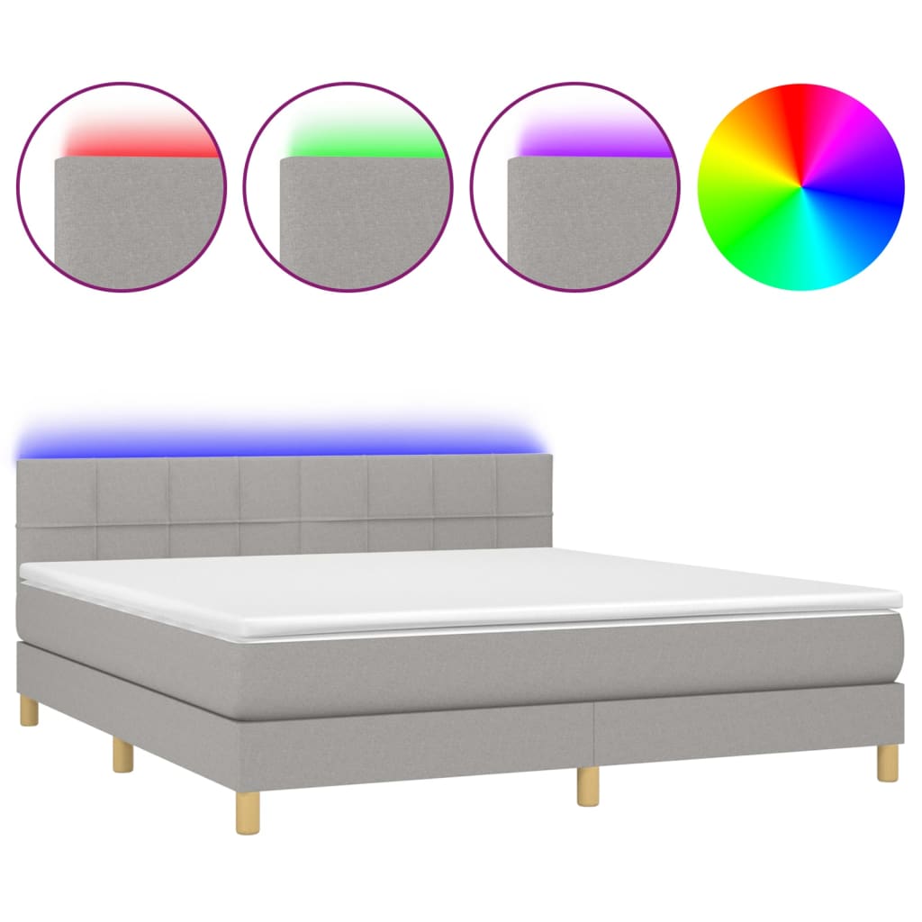 Ramsäng Med Madrass & Led Tyg
