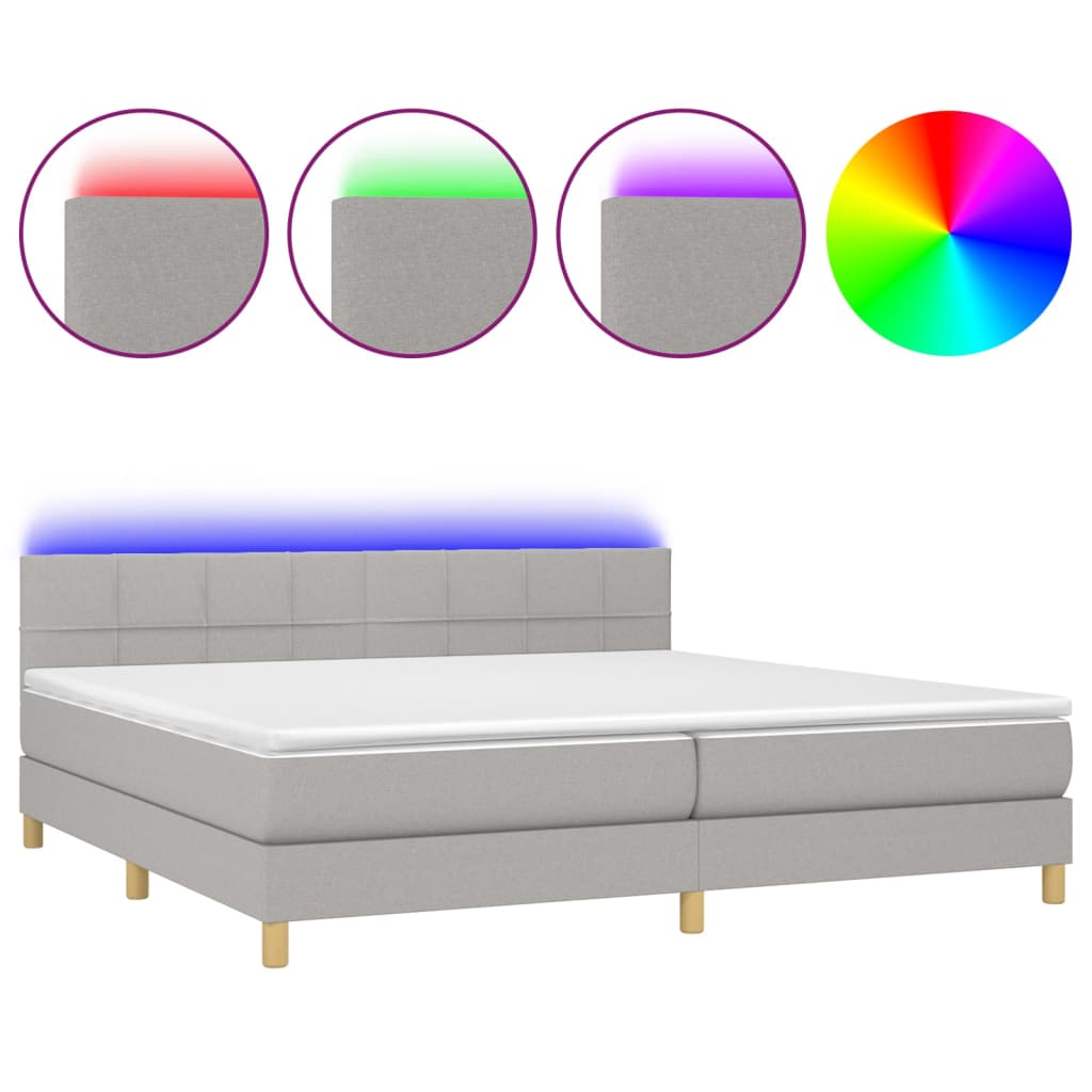 Ramsäng Med Madrass & Led Tyg