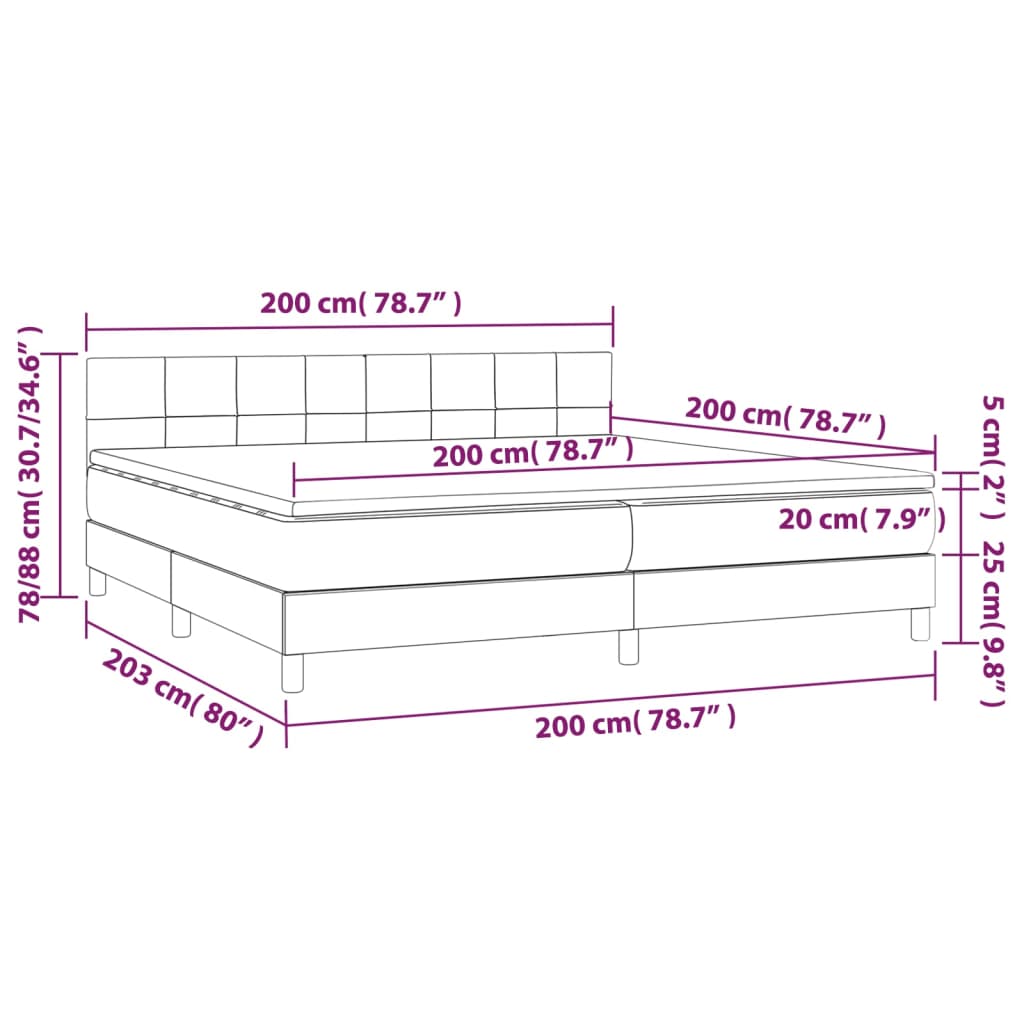 Ramsäng Med Madrass &amp; Led Tyg