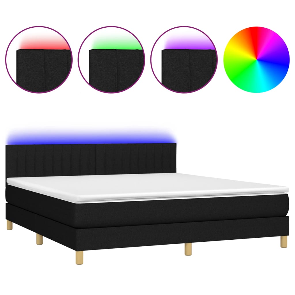 Ramsäng Med Madrass & Led Tyg
