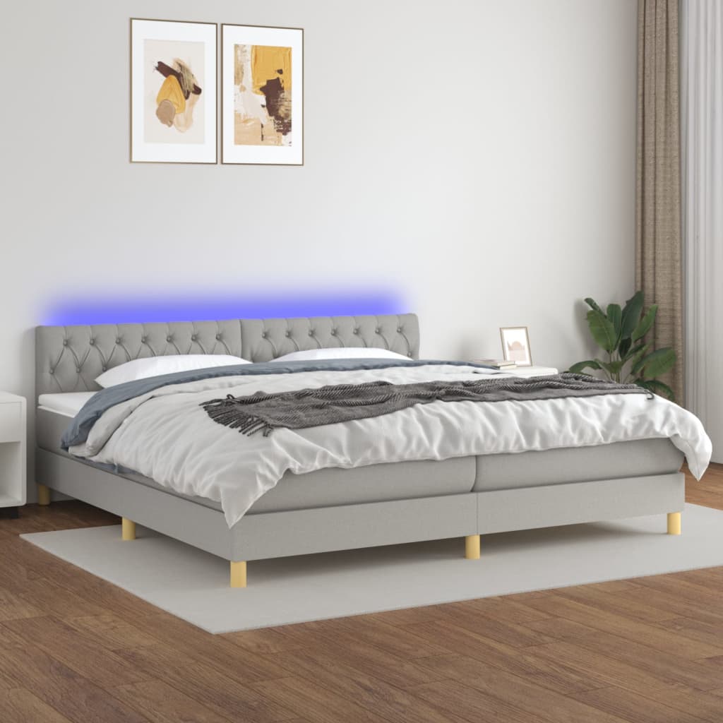 Ramsäng Med Madrass & Led Tyg