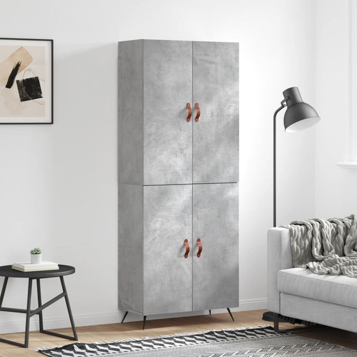 Högskåp 69,5X34X180 Cm Konstruerat Trä