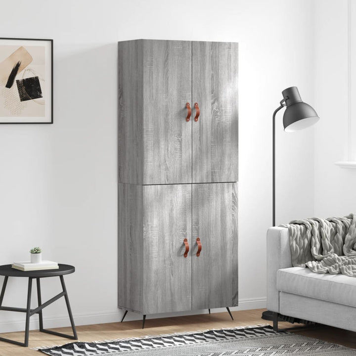 Högskåp 69,5X34X180 Cm Konstruerat Trä
