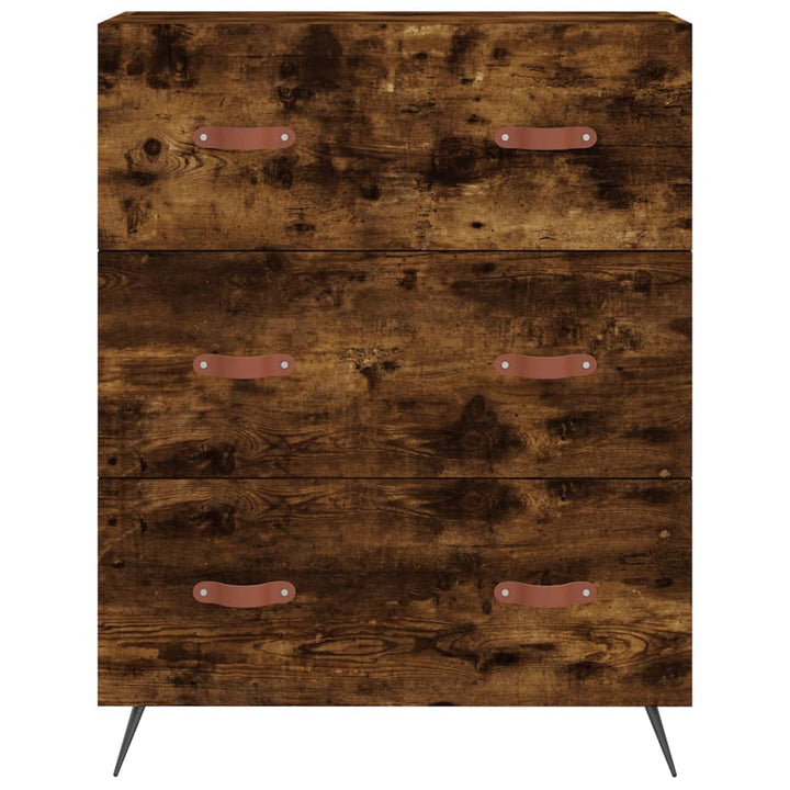 Högskåp 69,5X34X180 Cm Konstruerat Trä