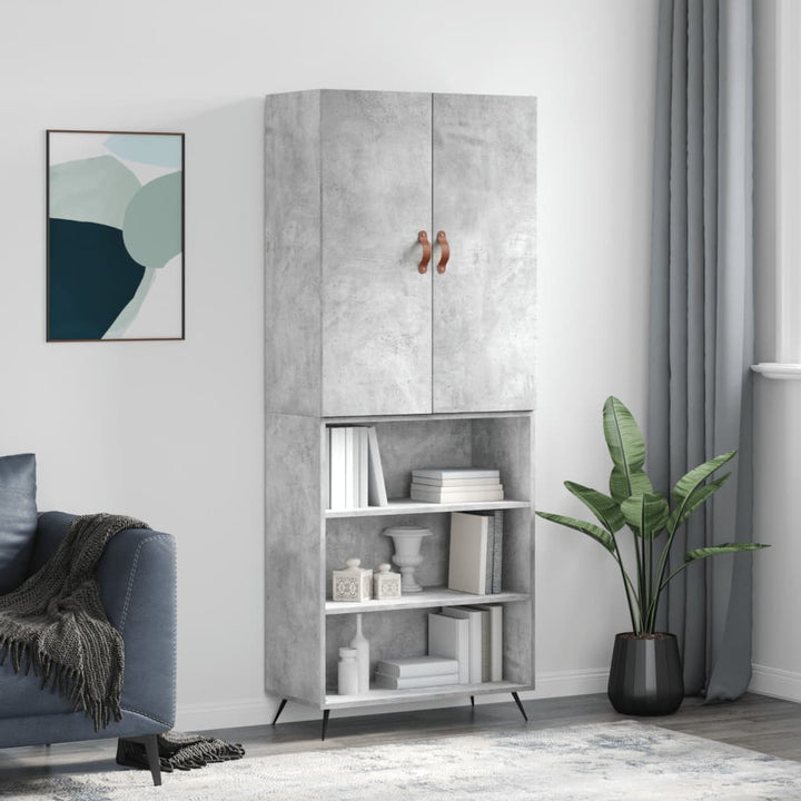 Högskåp 69,5X34X180 Cm Konstruerat Trä