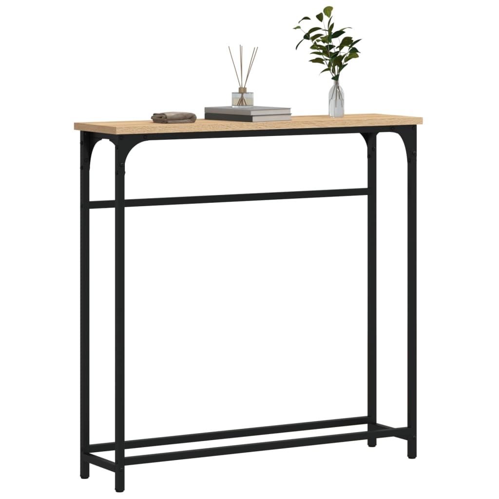 Konsolbord 75X19,5X75 Cm Konstruerat Trä