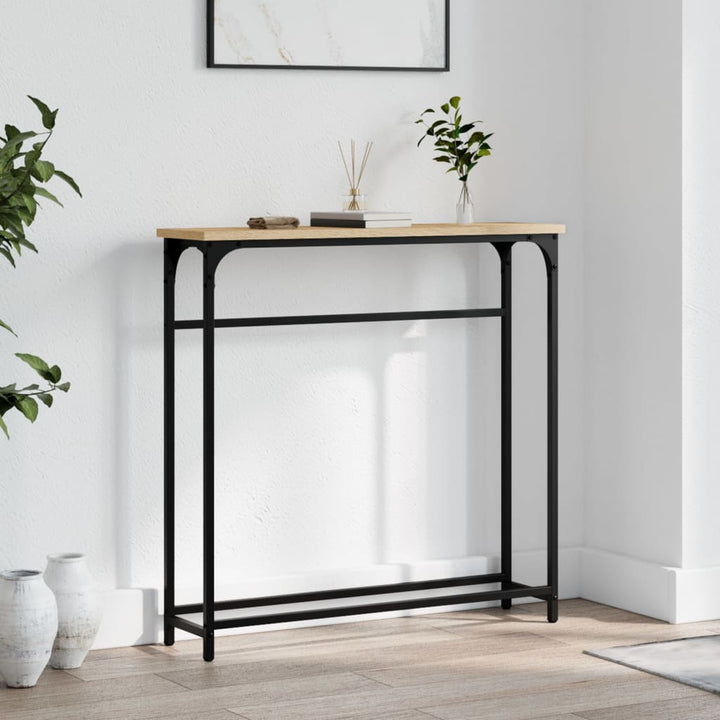 Konsolbord 75X19,5X75 Cm Konstruerat Trä