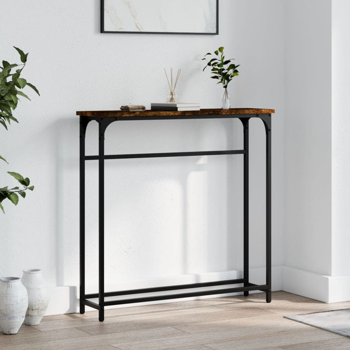 Konsolbord 75X19,5X75 Cm Konstruerat Trä