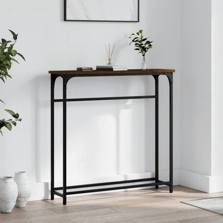 Konsolbord 75X19,5X75 Cm Konstruerat Trä