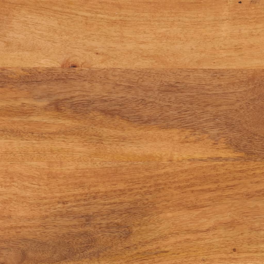 Skänk Brun Och Svart 60X33,5X75 Cm Massivt Mangoträ