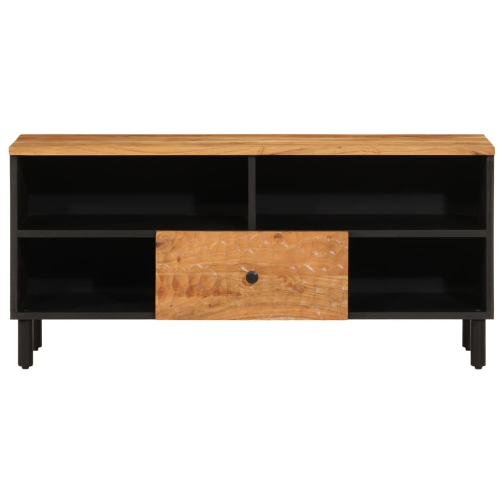 Tv-Bänk 100X33X46 Cm Trä