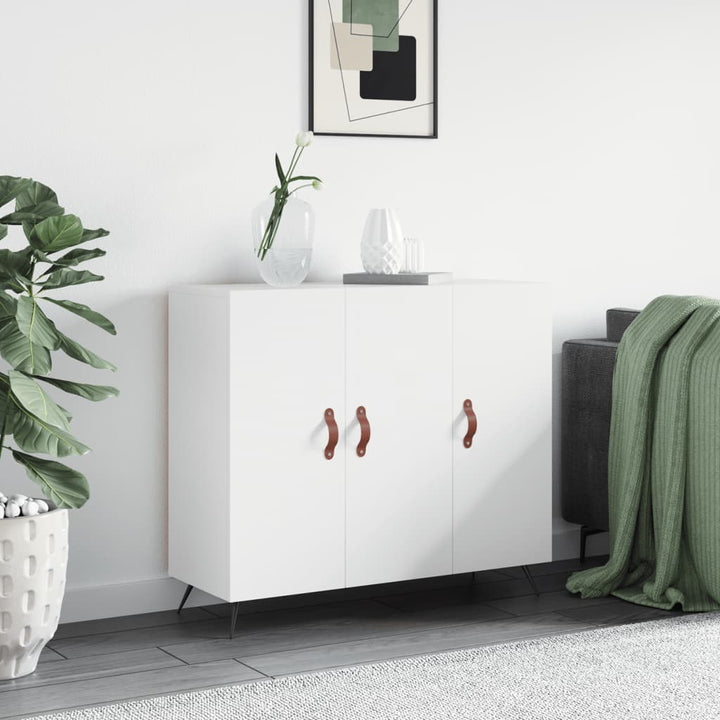 Skänk Sonoma-Ek 90X34X80 Cm Konstruerat Trä