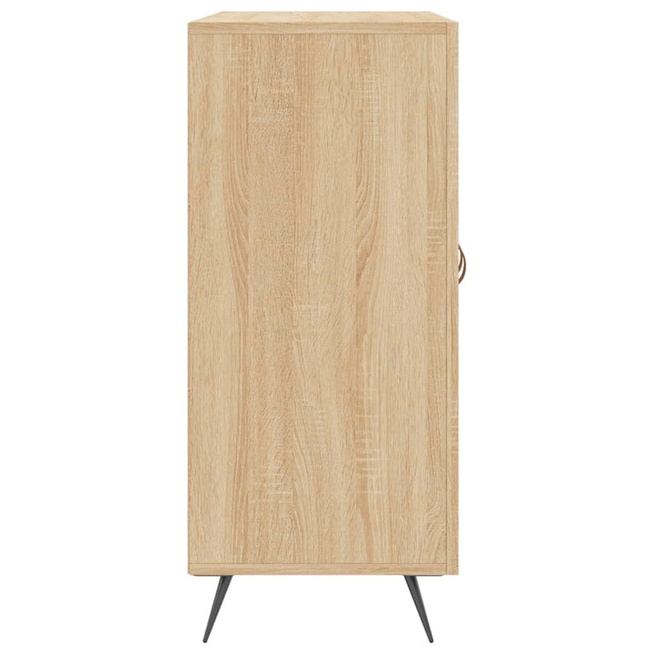 Skänk Sonoma-Ek 90X34X80 Cm Konstruerat Trä