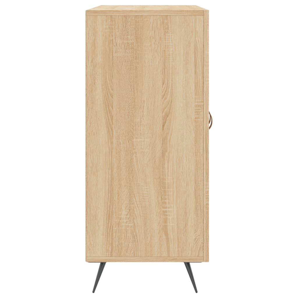 Skänk Sonoma-Ek 90X34X80 Cm Konstruerat Trä