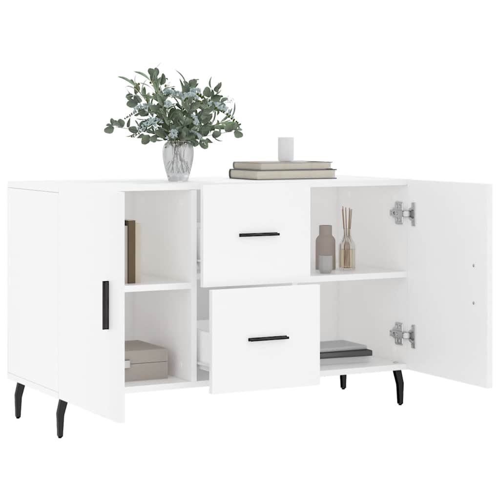 Skänk Vit 100X36X60 Cm Konstruerat Trä