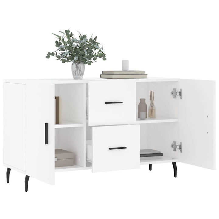 Skänk Vit 100X36X60 Cm Konstruerat Trä