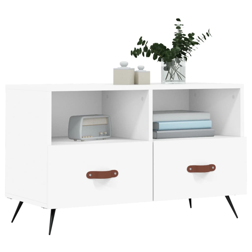 Tv-Bänk 80X36X50 Cm Konstruerat Trä
