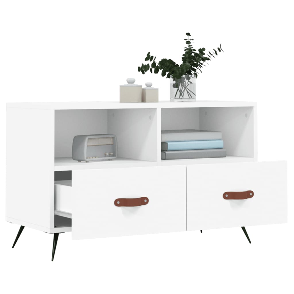 Tv-Bänk 80X36X50 Cm Konstruerat Trä