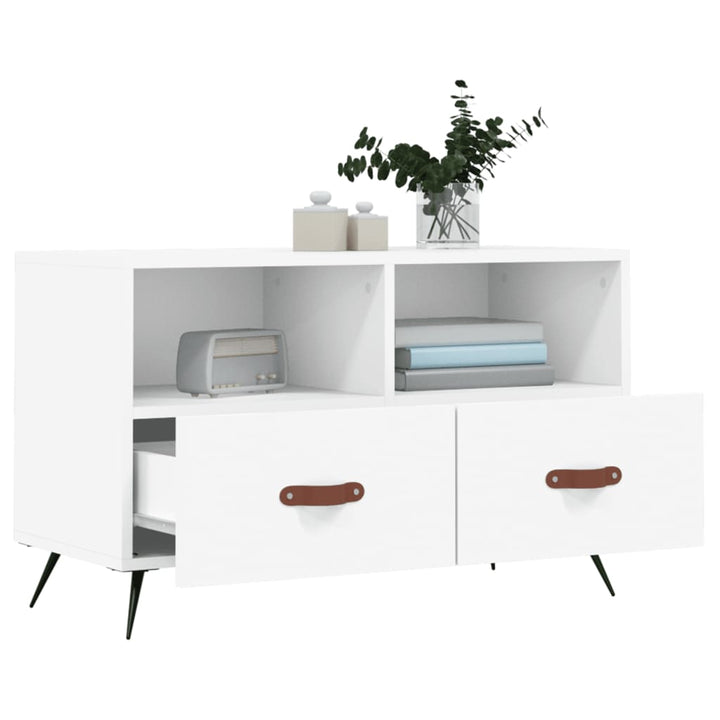 Tv-Bänk 80X36X50 Cm Konstruerat Trä