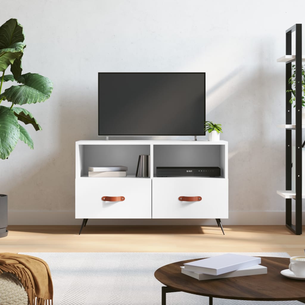 Tv-Bänk 80X36X50 Cm Konstruerat Trä