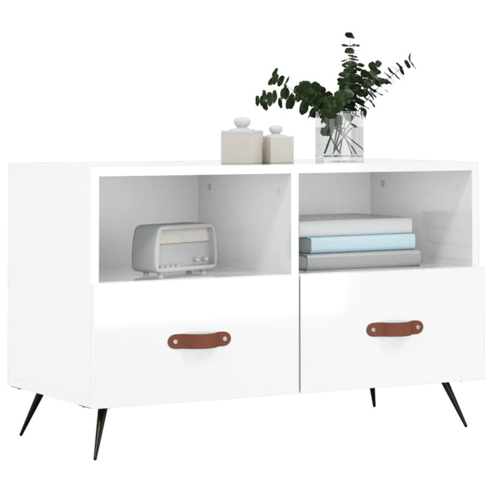 Tv-Bänk 80X36X50 Cm Konstruerat Trä
