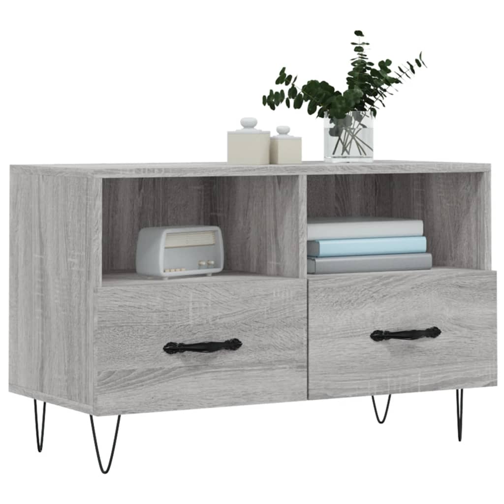Tv-Bänk 80X36X50 Cm Konstruerat Trä