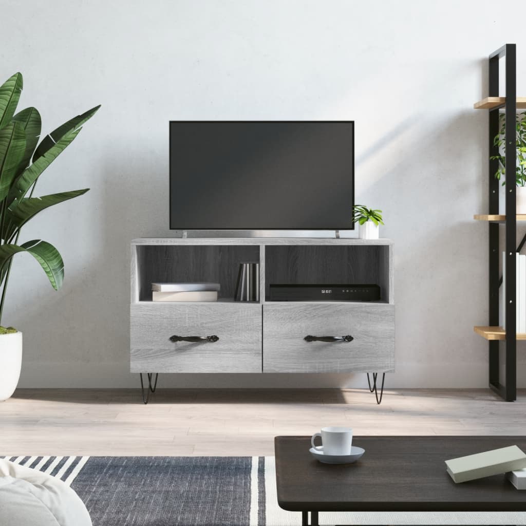 Tv-Bänk 80X36X50 Cm Konstruerat Trä