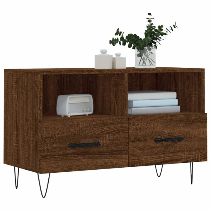 Tv-Bänk 80X36X50 Cm Konstruerat Trä