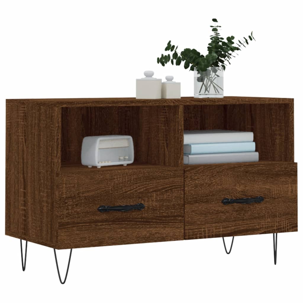 Tv-Bänk 80X36X50 Cm Konstruerat Trä
