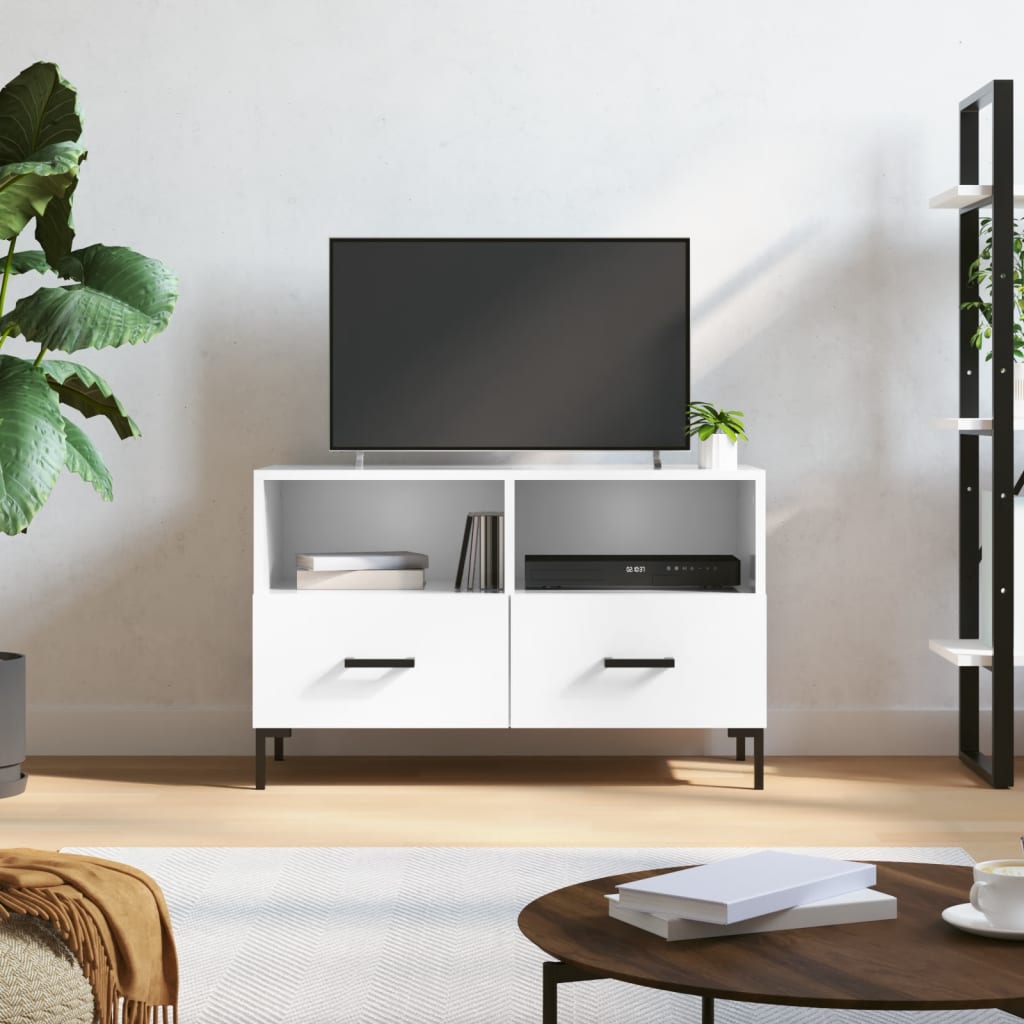 Tv-Bänk 80X36X50 Cm Konstruerat Trä
