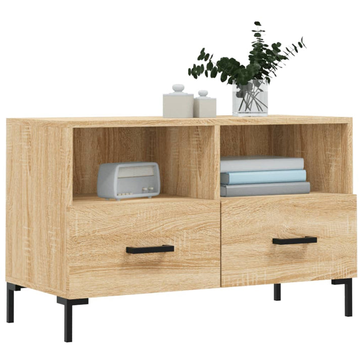 Tv-Bänk 80X36X50 Cm Konstruerat Trä