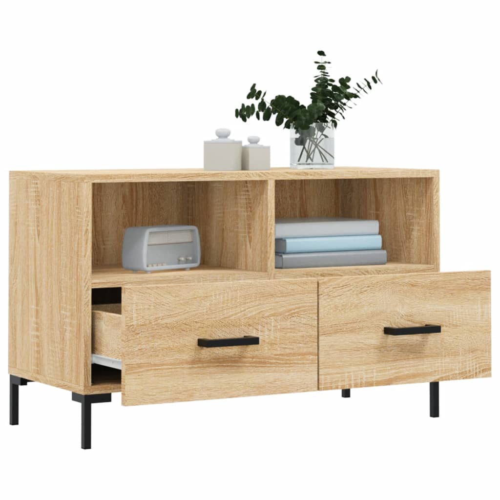 Tv-Bänk 80X36X50 Cm Konstruerat Trä