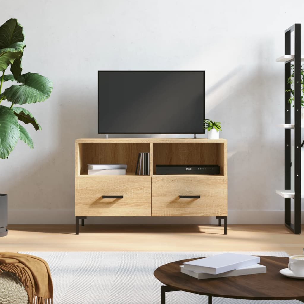 Tv-Bänk 80X36X50 Cm Konstruerat Trä