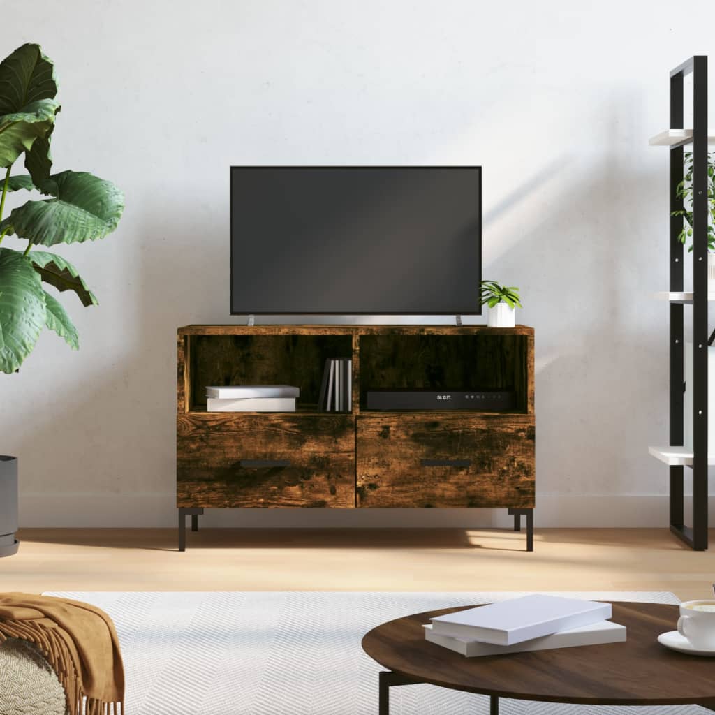 Tv-Bänk 80X36X50 Cm Konstruerat Trä