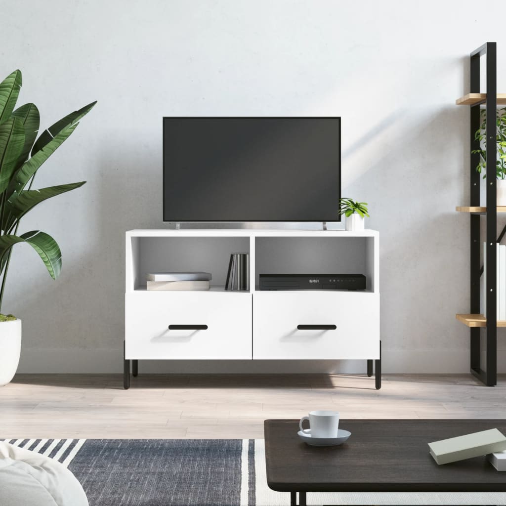 Tv-Bänk 80X36X50 Cm Konstruerat Trä