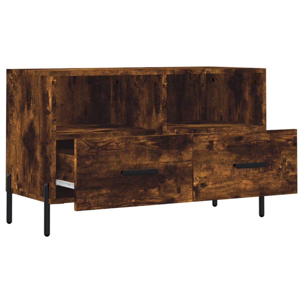 Tv-Bänk 80X36X50 Cm Konstruerat Trä