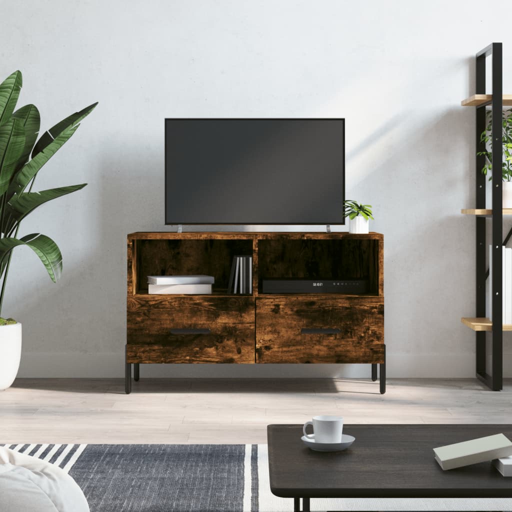 Tv-Bänk 80X36X50 Cm Konstruerat Trä