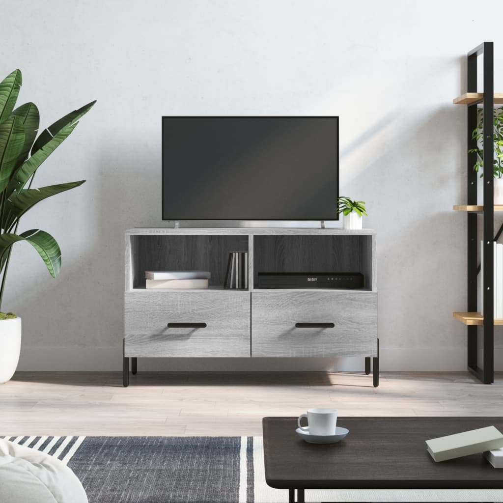 Tv-Bänk 80X36X50 Cm Konstruerat Trä
