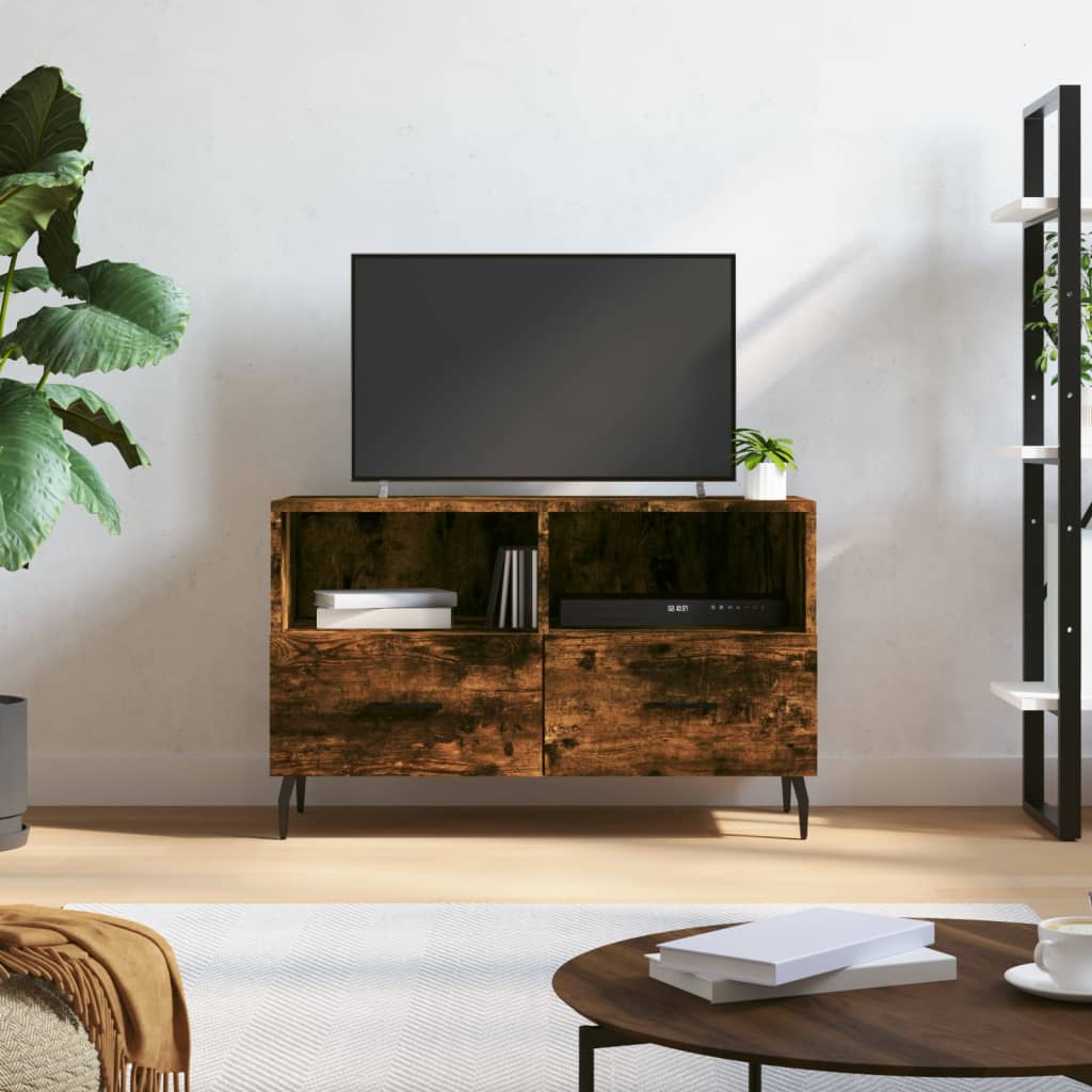 Tv-Bänk 80X36X50 Cm Konstruerat Trä