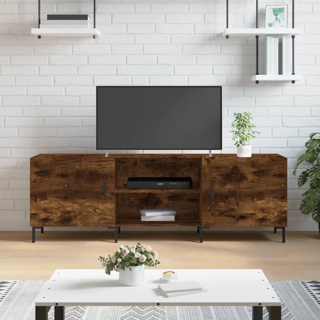 Tv-Bänk Åldrat Trä 150X30X50 Cm Konstruerat Trä