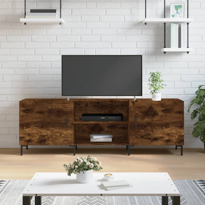 Tv-Bänk Åldrat Trä 150X30X50 Cm Konstruerat Trä