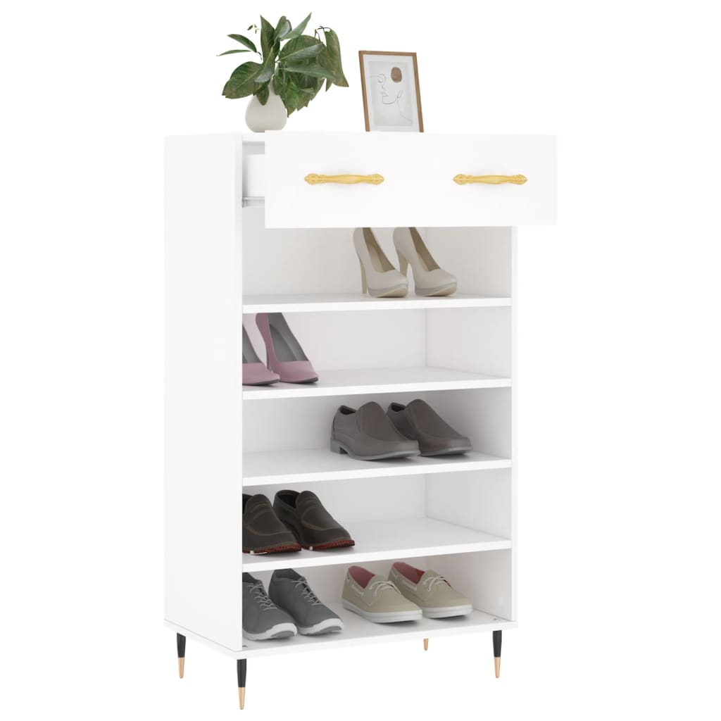 Skohylla 60X35X105 Cm Konstruerat Trä