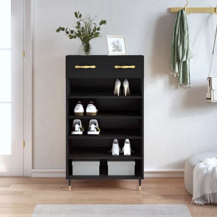 Skohylla 60X35X105 Cm Konstruerat Trä