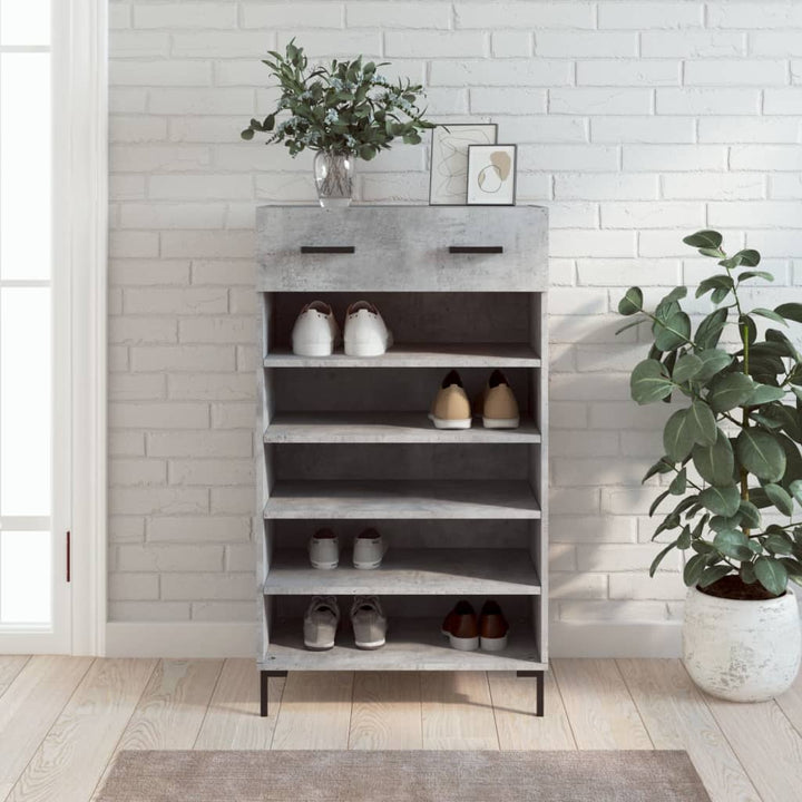 Skohylla 60X35X105 Cm Konstruerat Trä